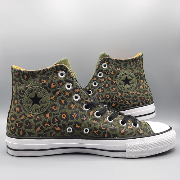Converse All Star Pro Hi Top Field Surplus Leopard